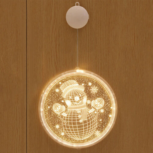 Christmas Decor Window Light Backdrop String Lights Battery Power Outdoor Decors