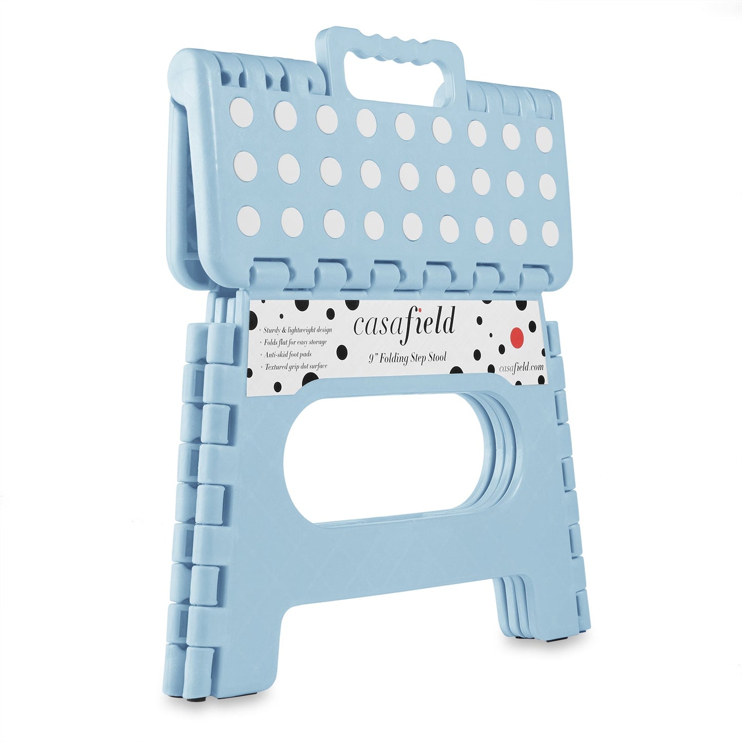 9" Folding Step Stool w/ Handle