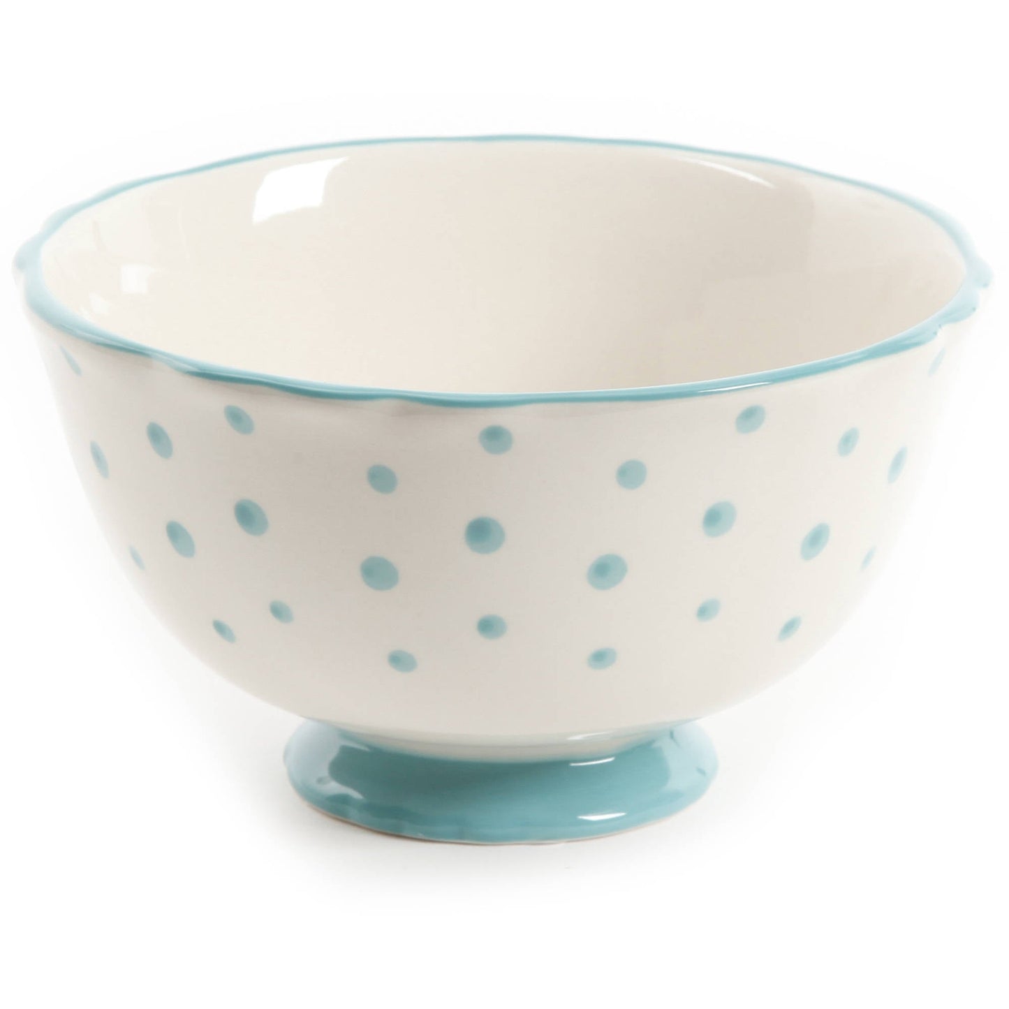 Timeless Floral & Retro Dot 12-Piece Dinnerware Set