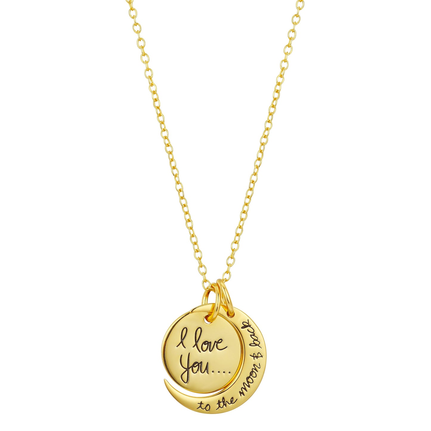 I Love You to the Moon & Back Necklace for Women