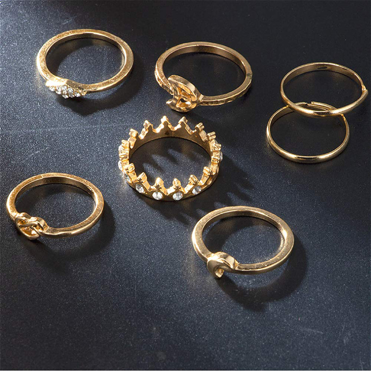 13Pcs Women Rings Knuckle Set Gold Bohemian