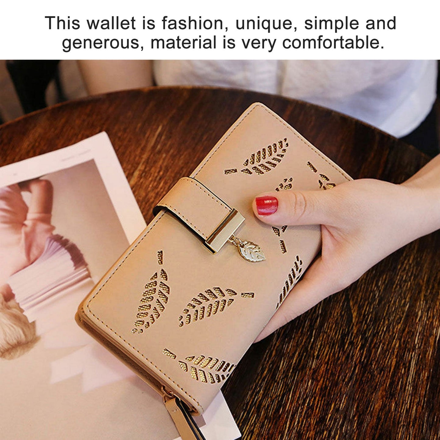 Women RFID Wallet Clutch Organizer