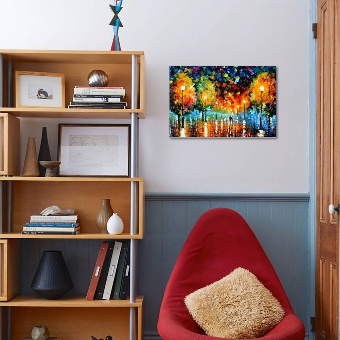 Storm Of Happiness Stretched Canvas Print Wall Home Decoration