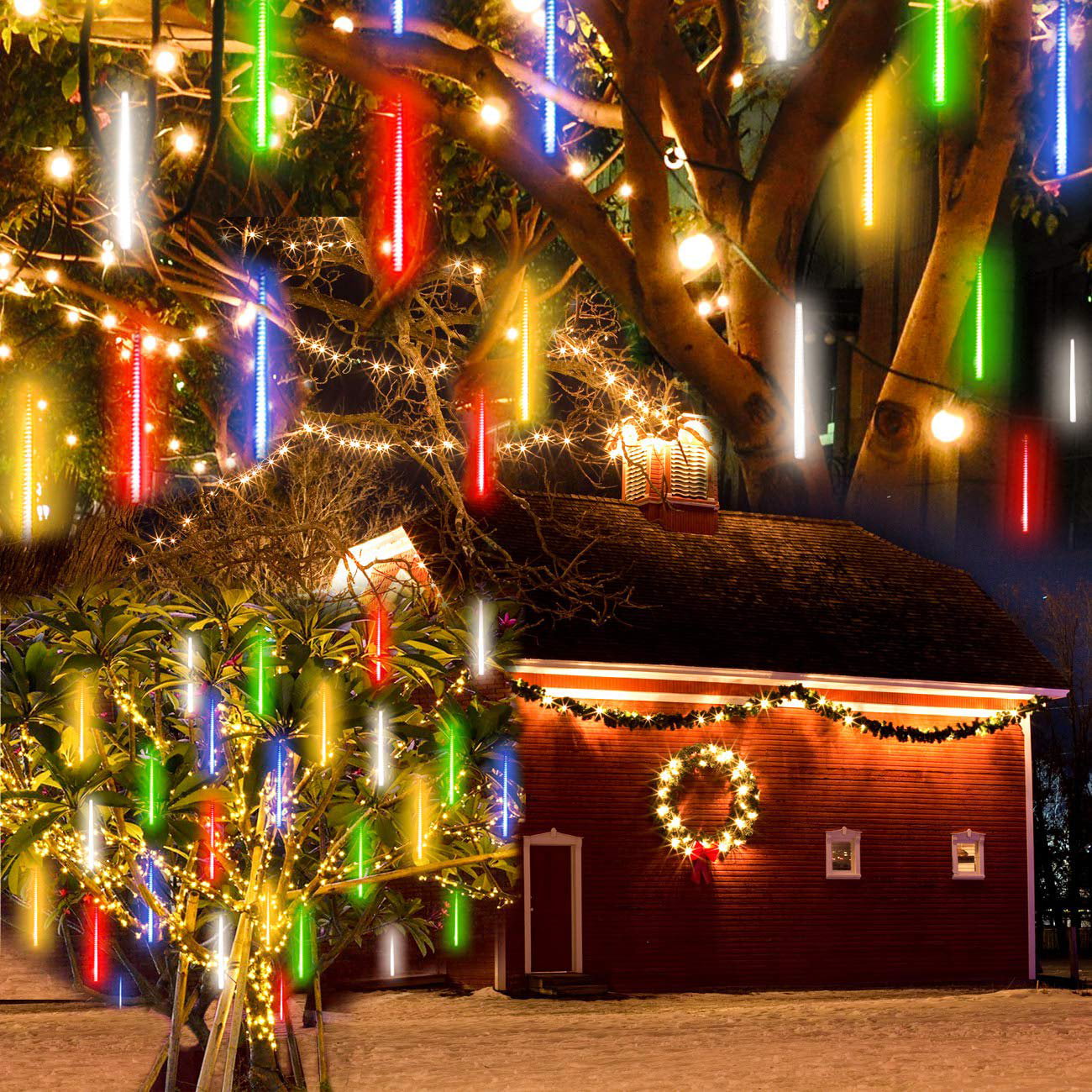 Meteor Shower Rain Christmas Lights