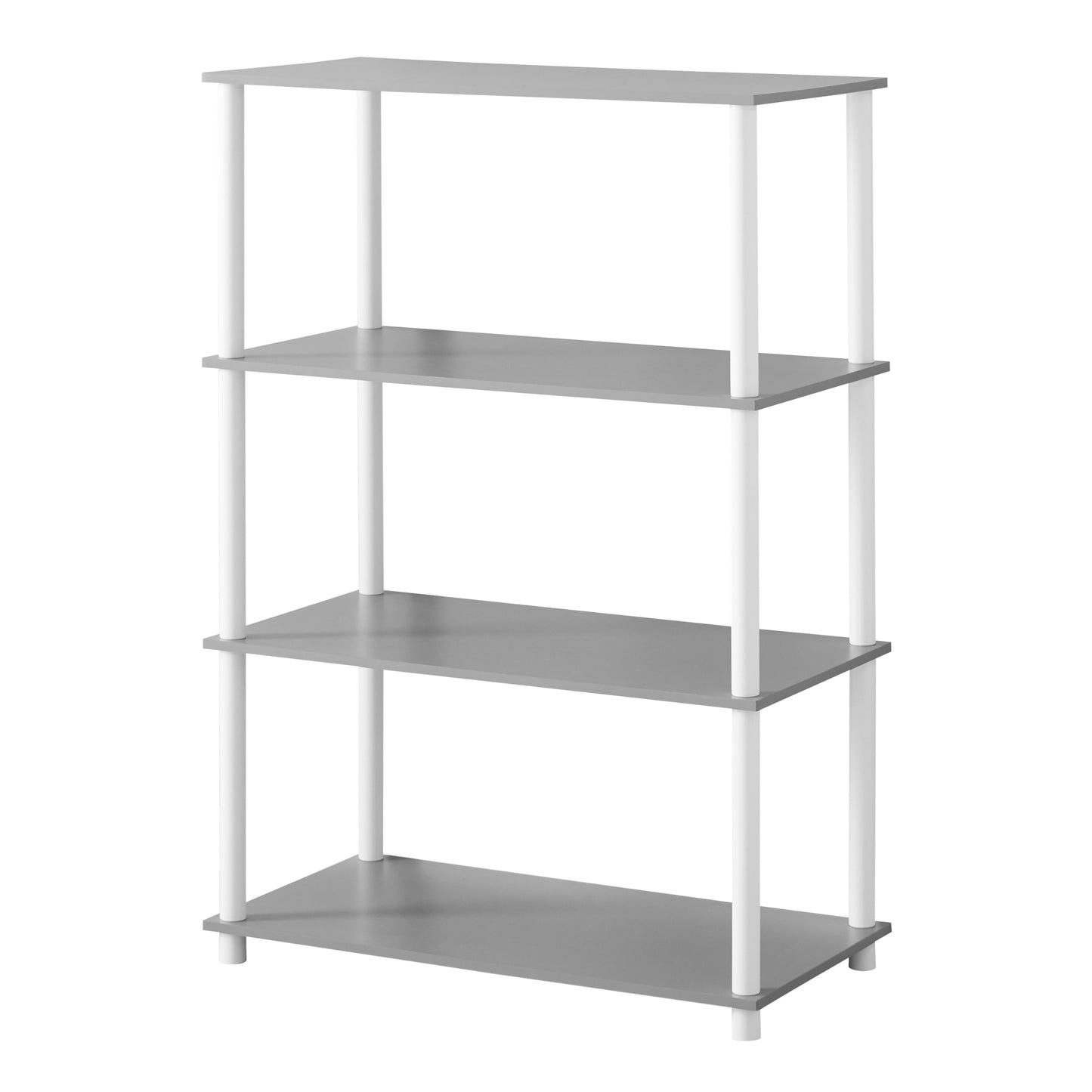 No Tools 4-Shelf Storage Bookshelf