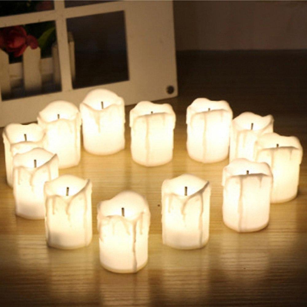 12 Pack LED  Tea Light Candles for Halloween