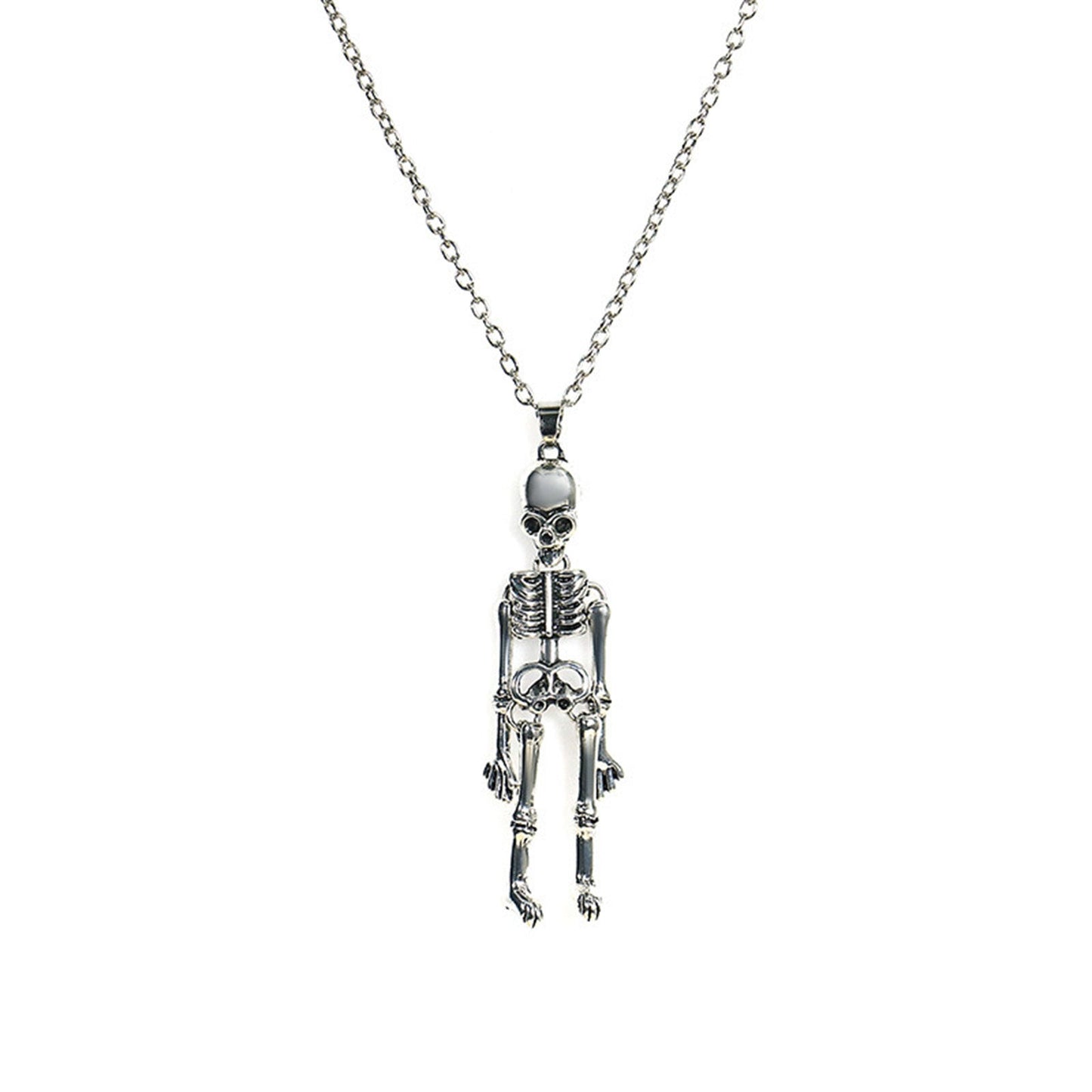 Retro Skeleton Ghost Necklaces for Couple