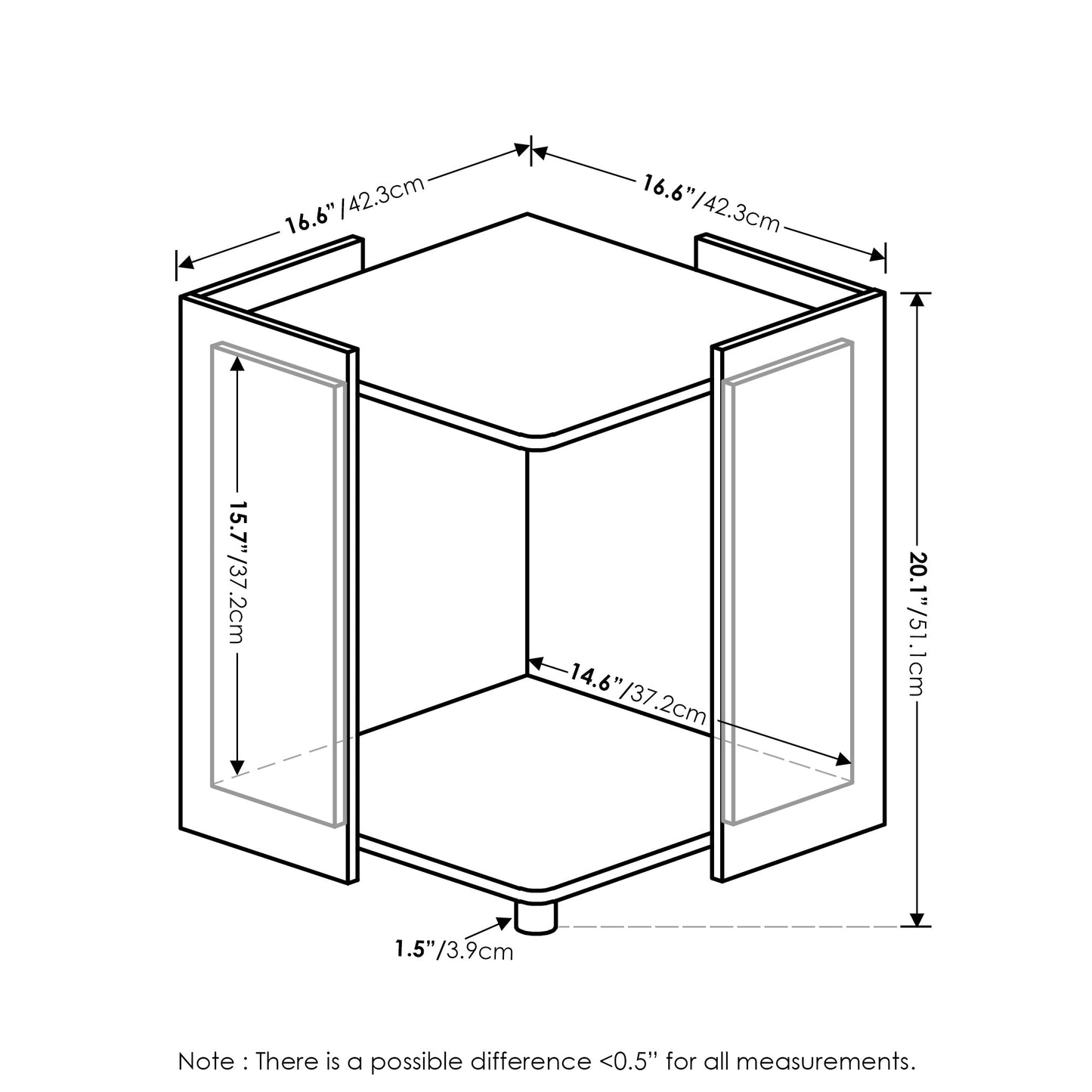 Enclosure Litter Box for Cats