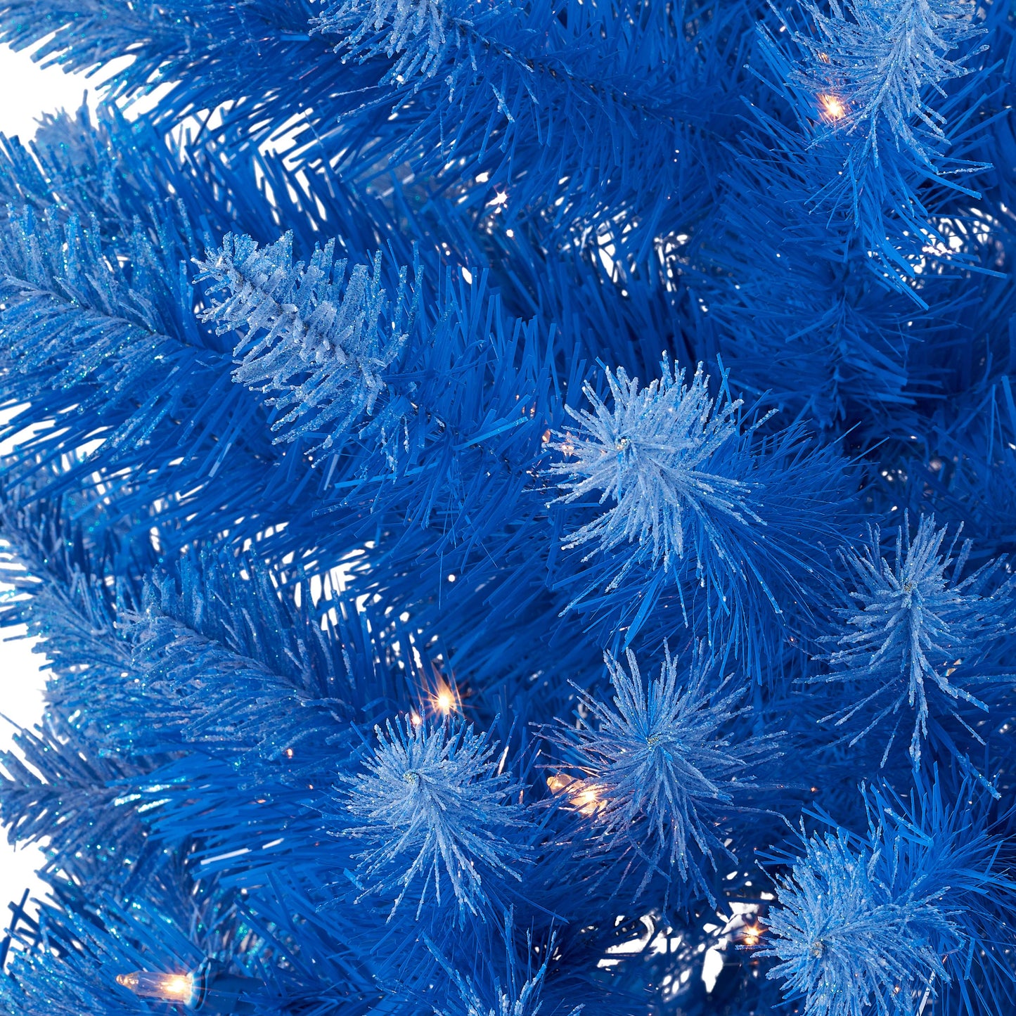 4ft Pre-Lit Blue Christmas Tree w/ 196 Branch Tips, Blue