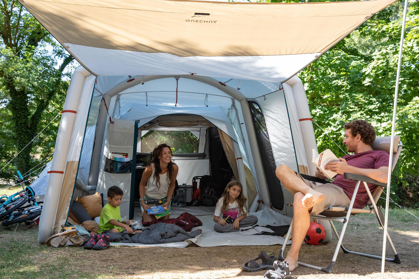 Reclinable Folding Camping Armchair