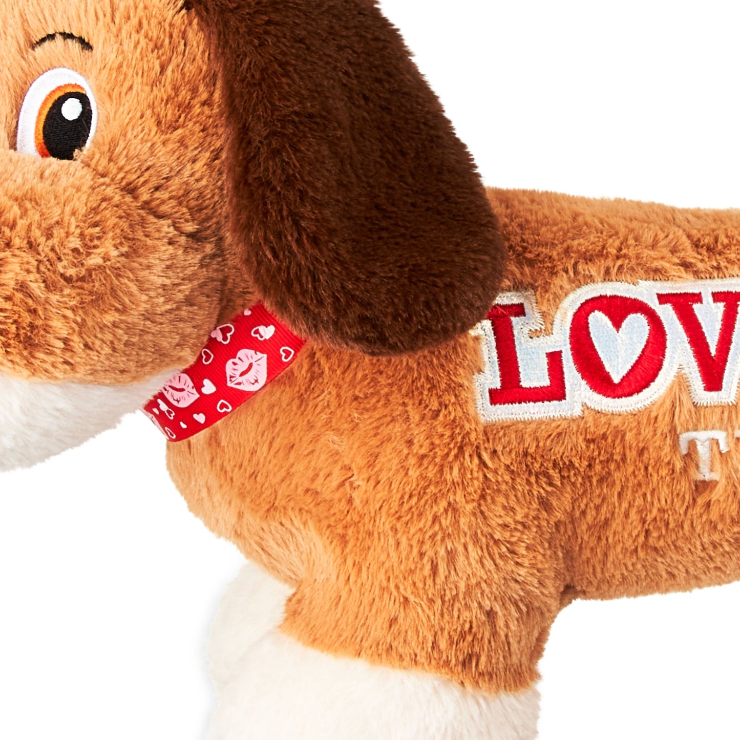 Valentines Day Gift 20in Brown Dachshund Plush Toy