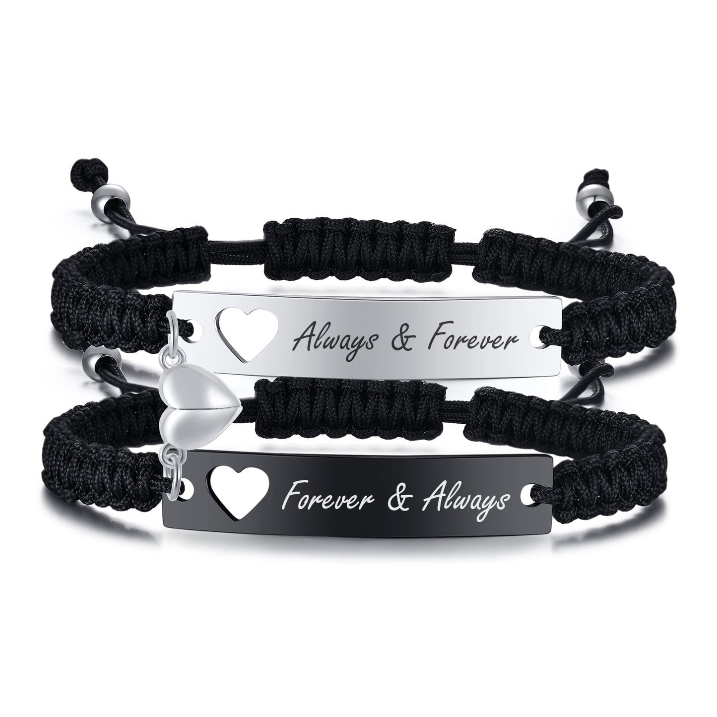 Adjustable Magnetic Couples Bracelets