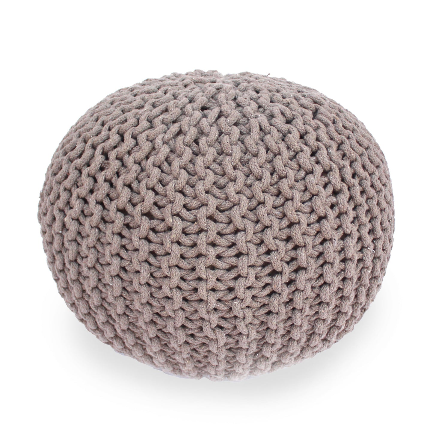 Indoor Bohemian Handcrafted Modern Cotton Ottoman Pouf