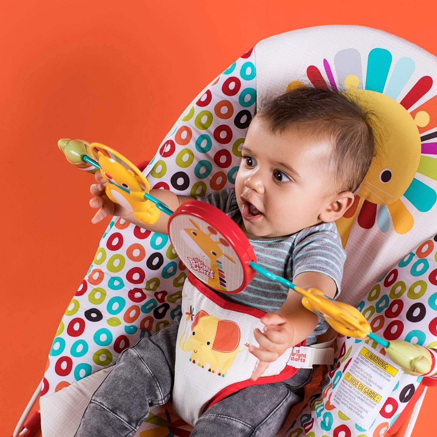 Portable Baby Bouncer with Vibrating Infant Seat, 0-6 Months (Unisex)