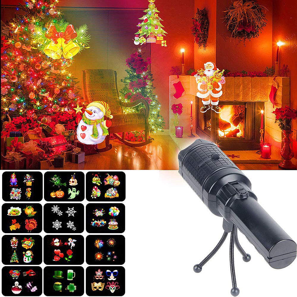 LED Christmas Light Projector-12 Switchable Patterns