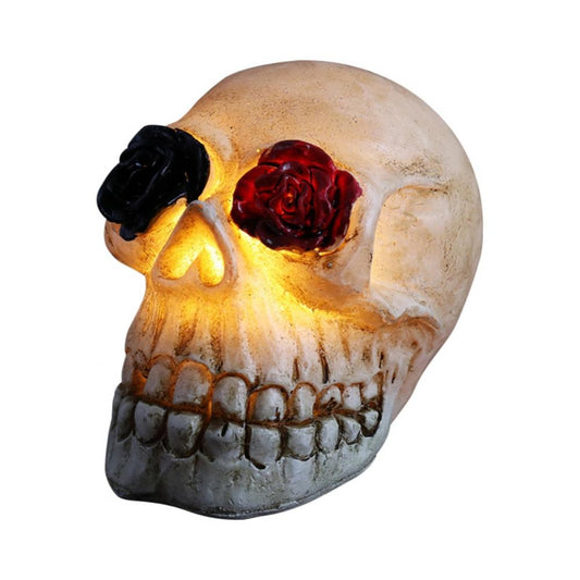 Halloween Led Luminous Head Skull Decoration