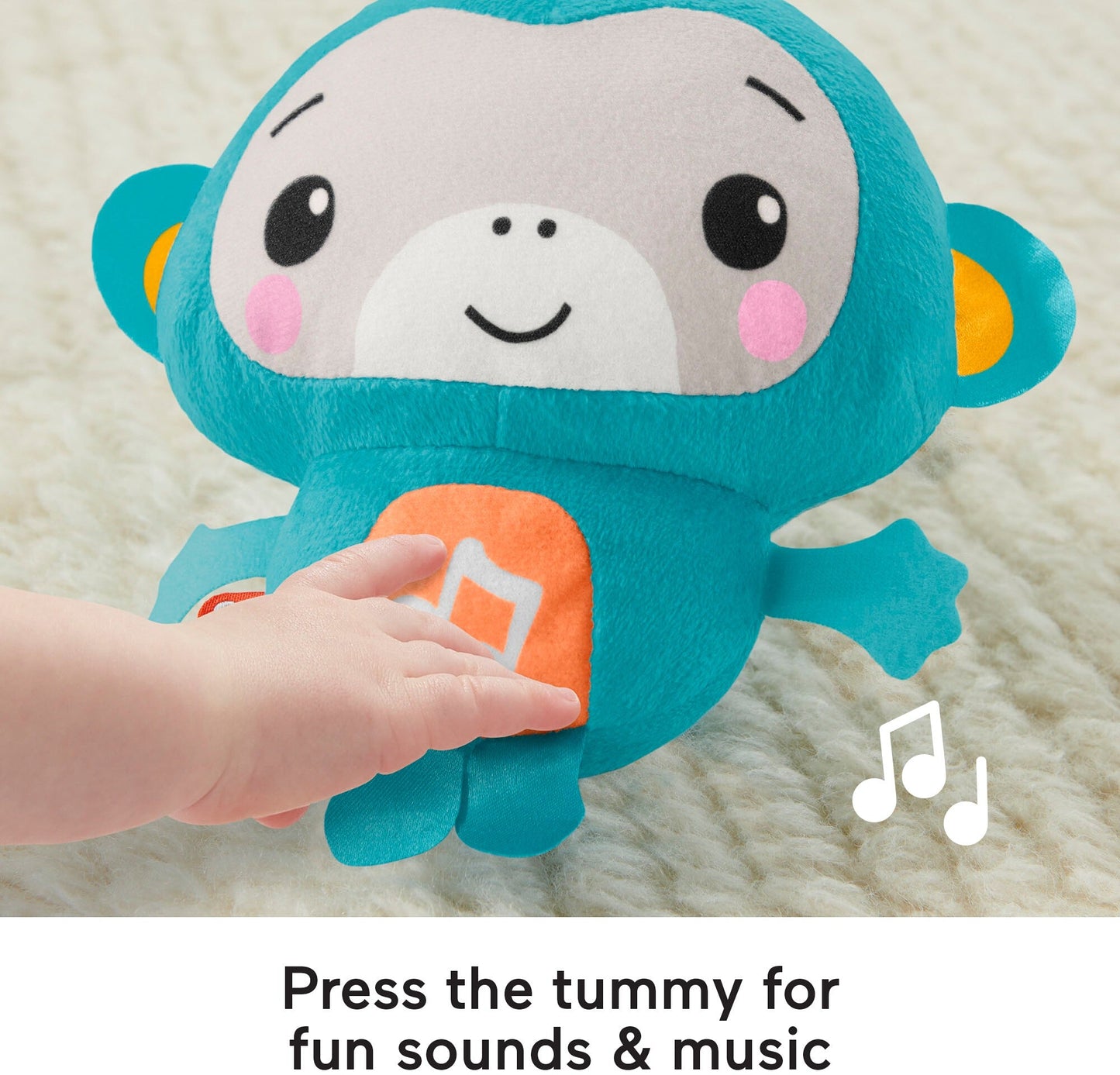 Music & Sounds Monkey Plush Toy For Infants/Toddlers