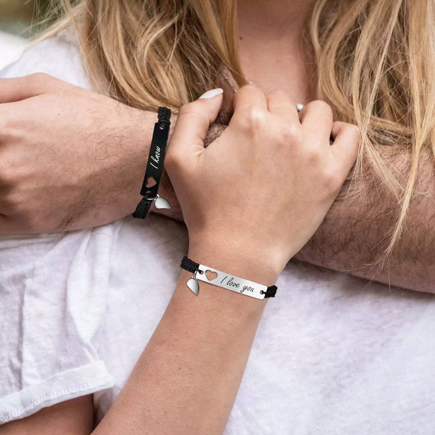 Adjustable Magnetic Couples Bracelets