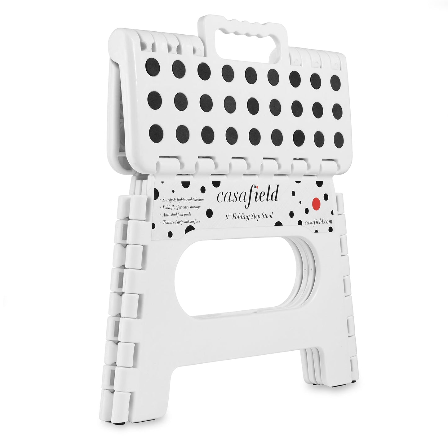 9" Folding Step Stool w/ Handle