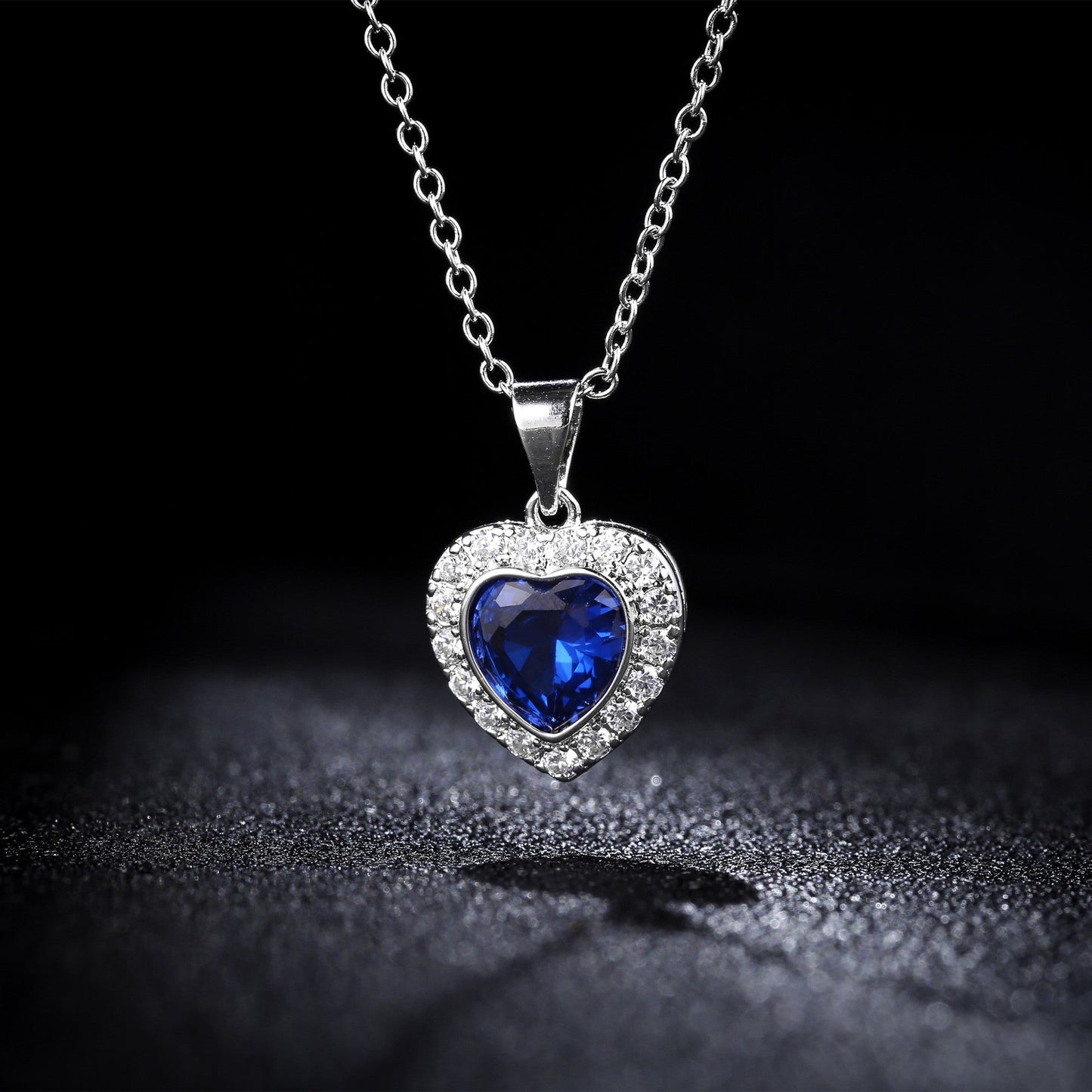 3 Carat Heart Necklace for Women