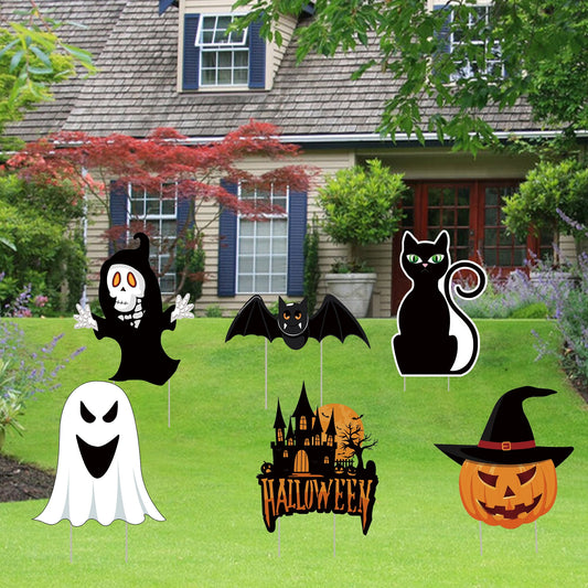 Halloween Yard Signs Decoration (6 Count)