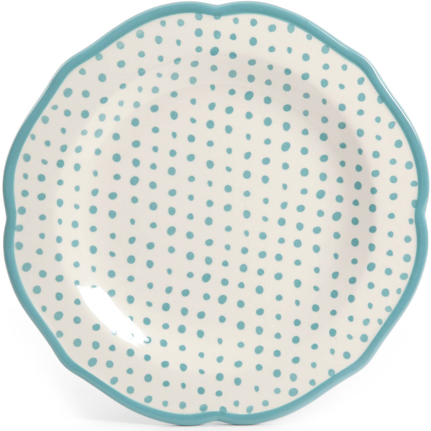 Timeless Floral & Retro Dot 12-Piece Dinnerware Set