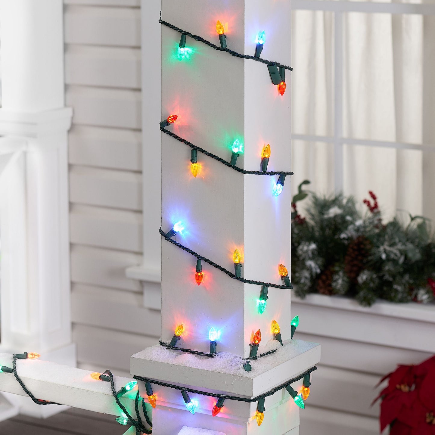 49' LED C3 String Christmas Lights, 225 Count