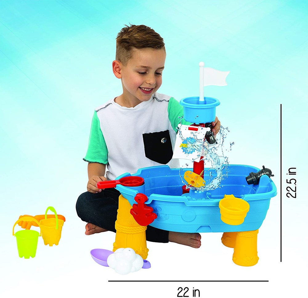 Sand Water Table for Toddlers - 21-Piece Water Play Table for Kids