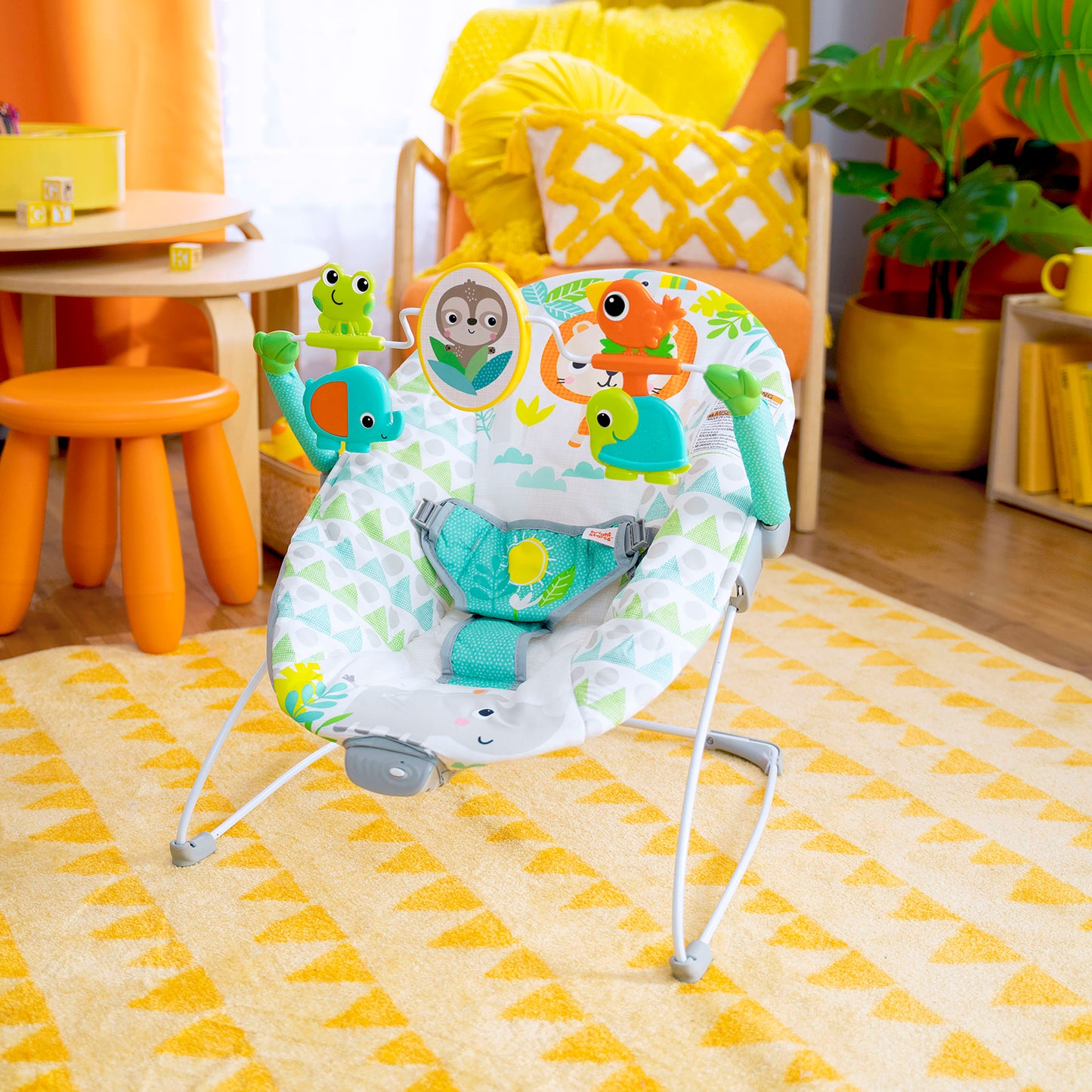 Portable Baby Bouncer with Vibrating Infant Seat, 0-6 Months (Unisex)