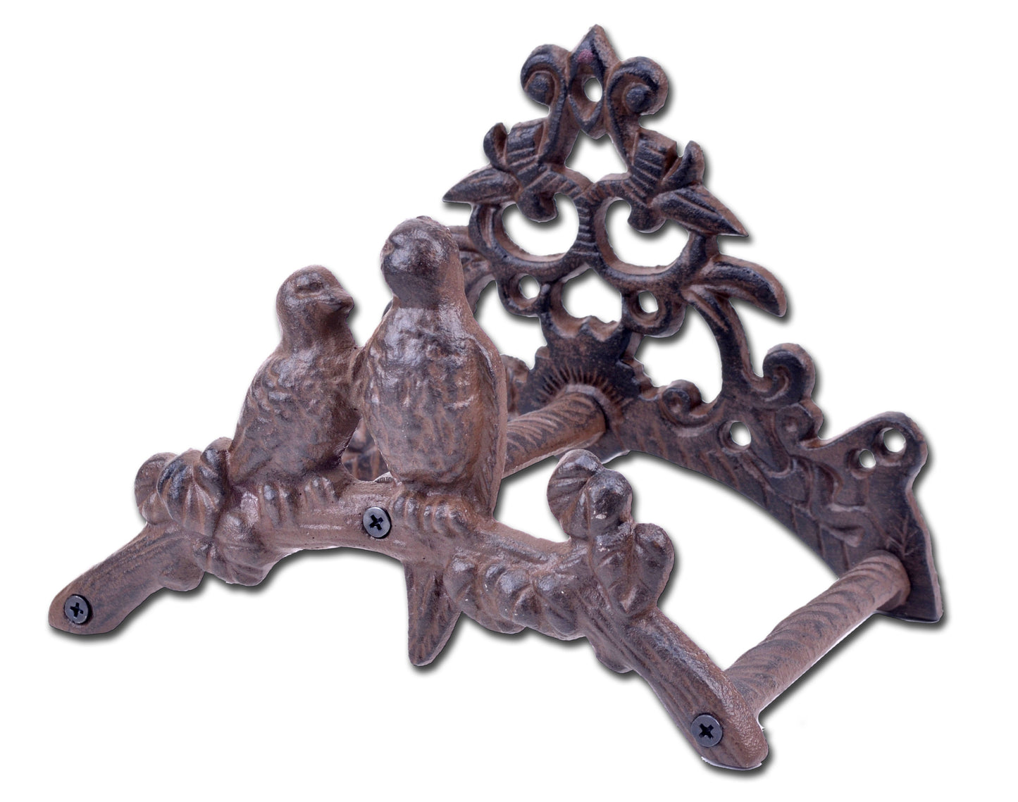 Cast Iron Garden Hose Holder - Love Birds - 8.75" Wide