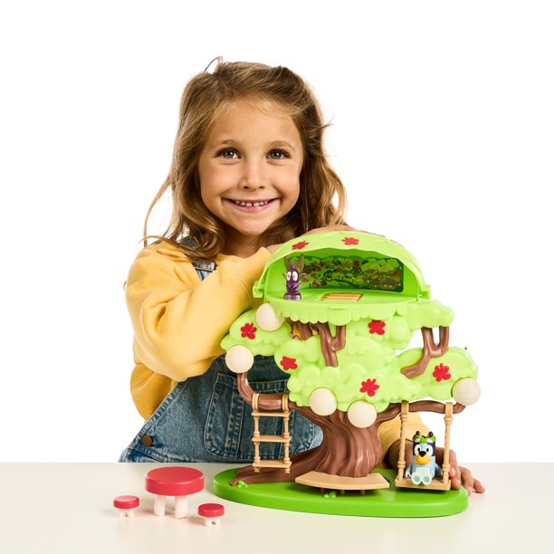 Tree Playset with Secret Hideaway, Flower Crown, Fairy Figures,& Accessories Toys for Kids