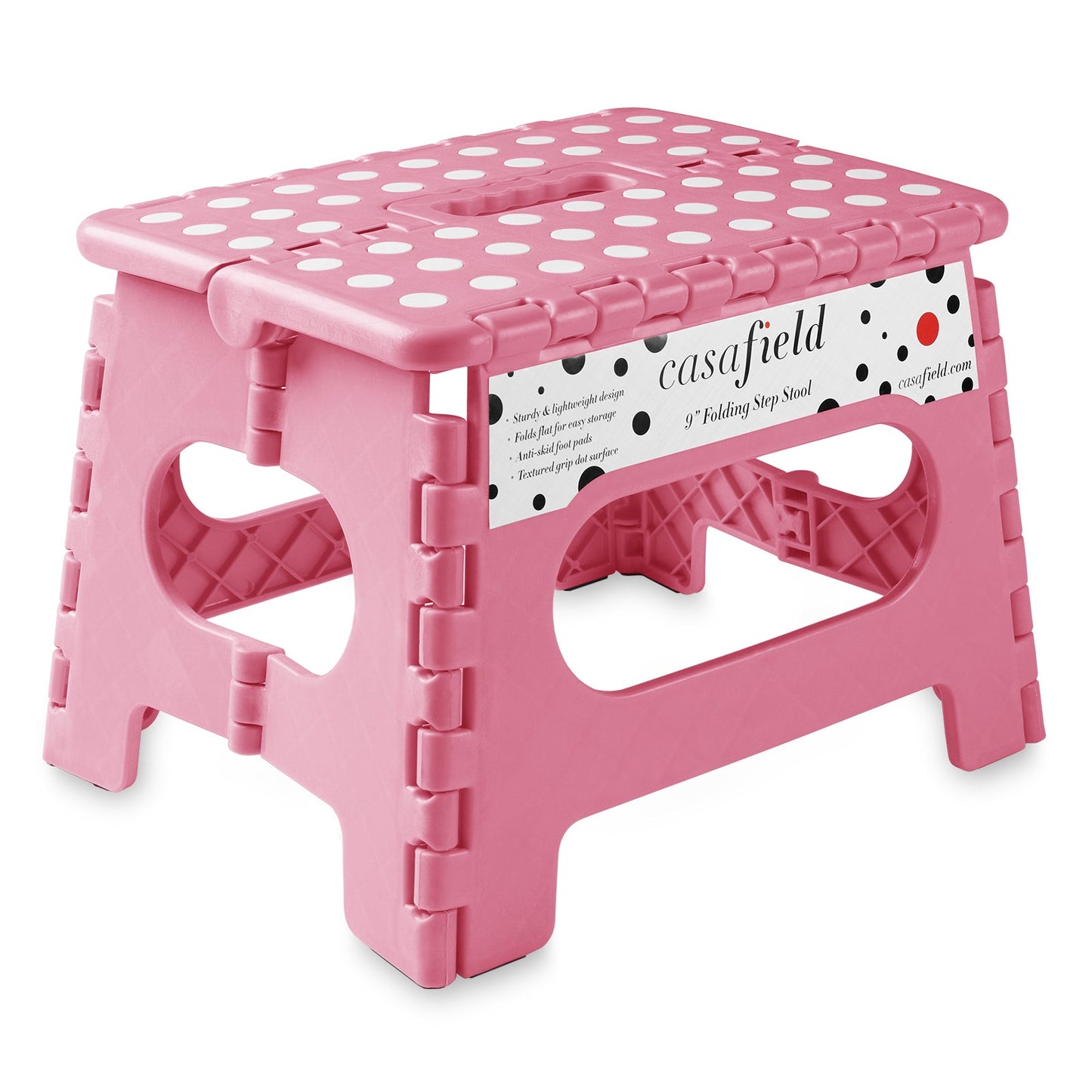 9" Folding Step Stool w/ Handle