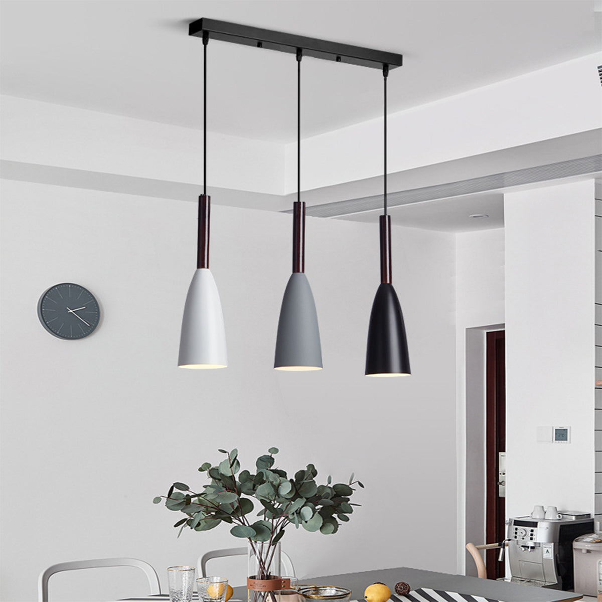 Modern 3-Light Pendant Light Ceiling Lamp
