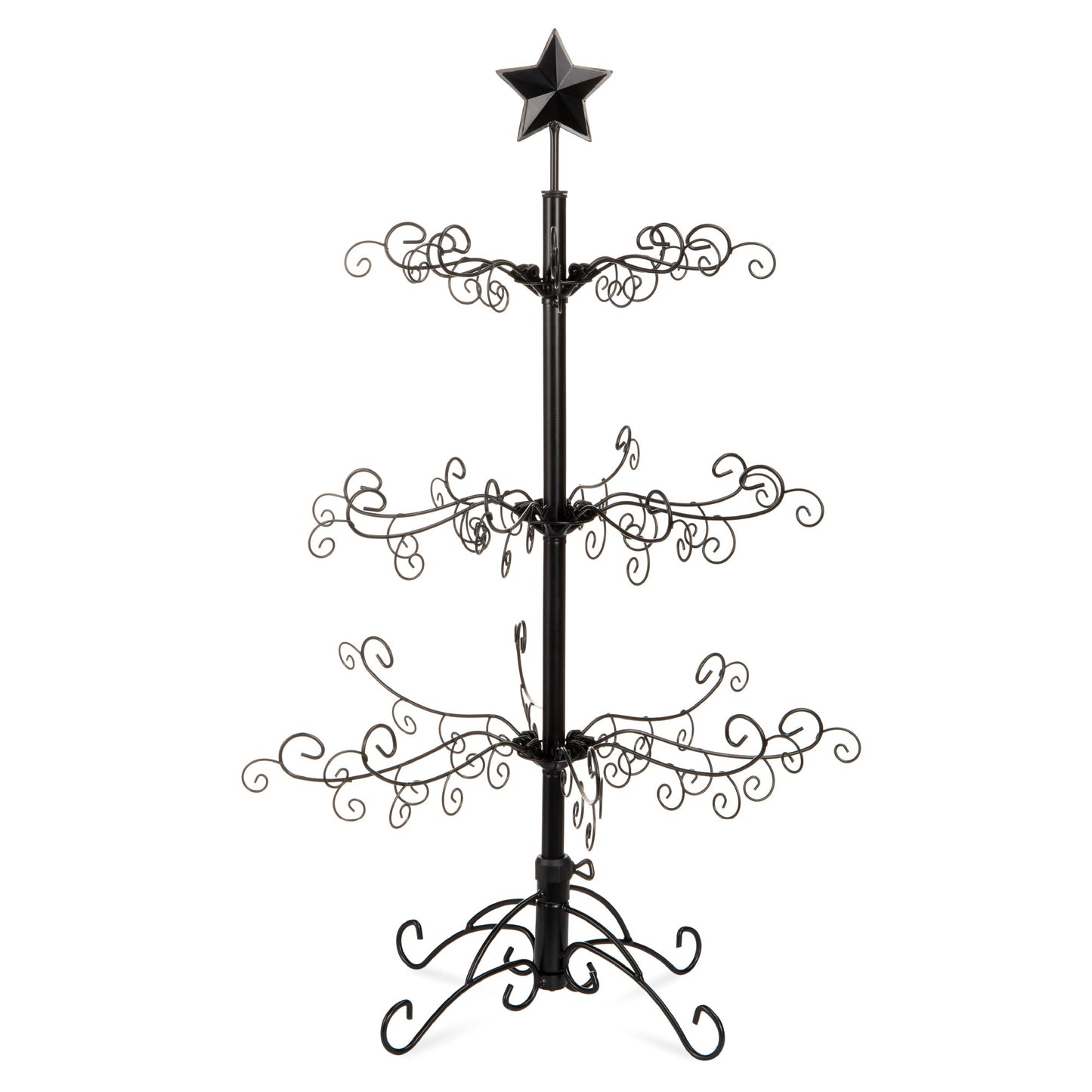 3ft Wrought  Stand Iron Ornament Display Christmas Tree