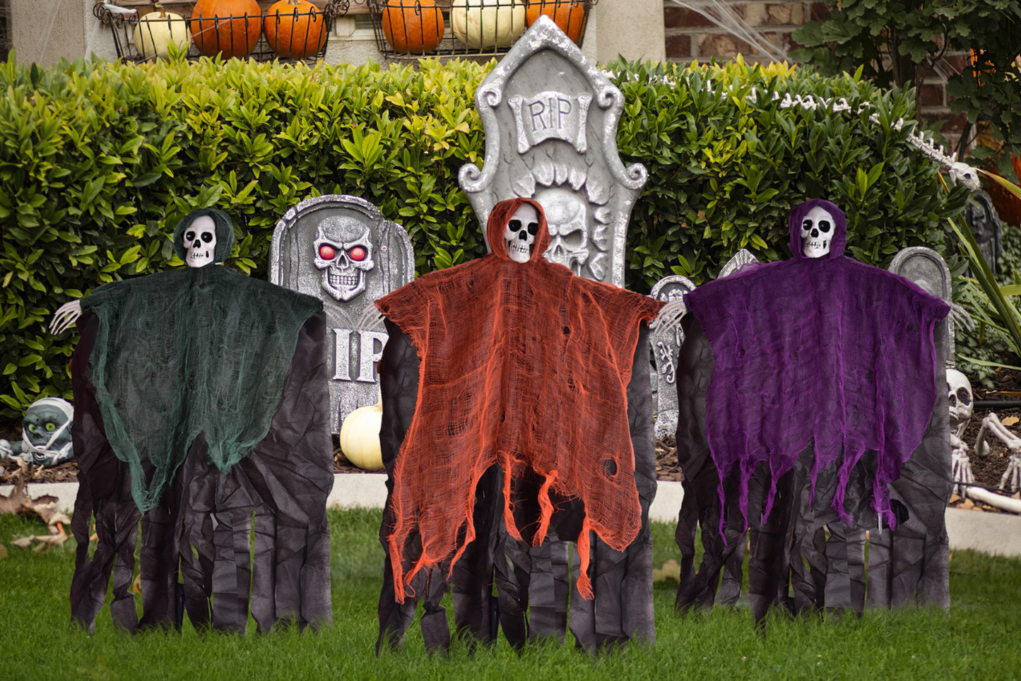 Halloween Skeleton 3 Pcs Ghost Decorations