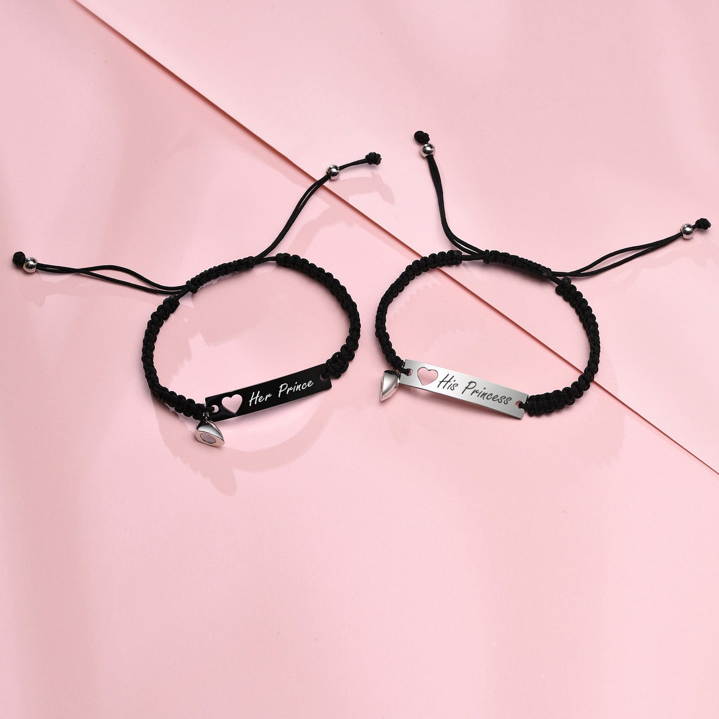 Adjustable Magnetic Couples Bracelets