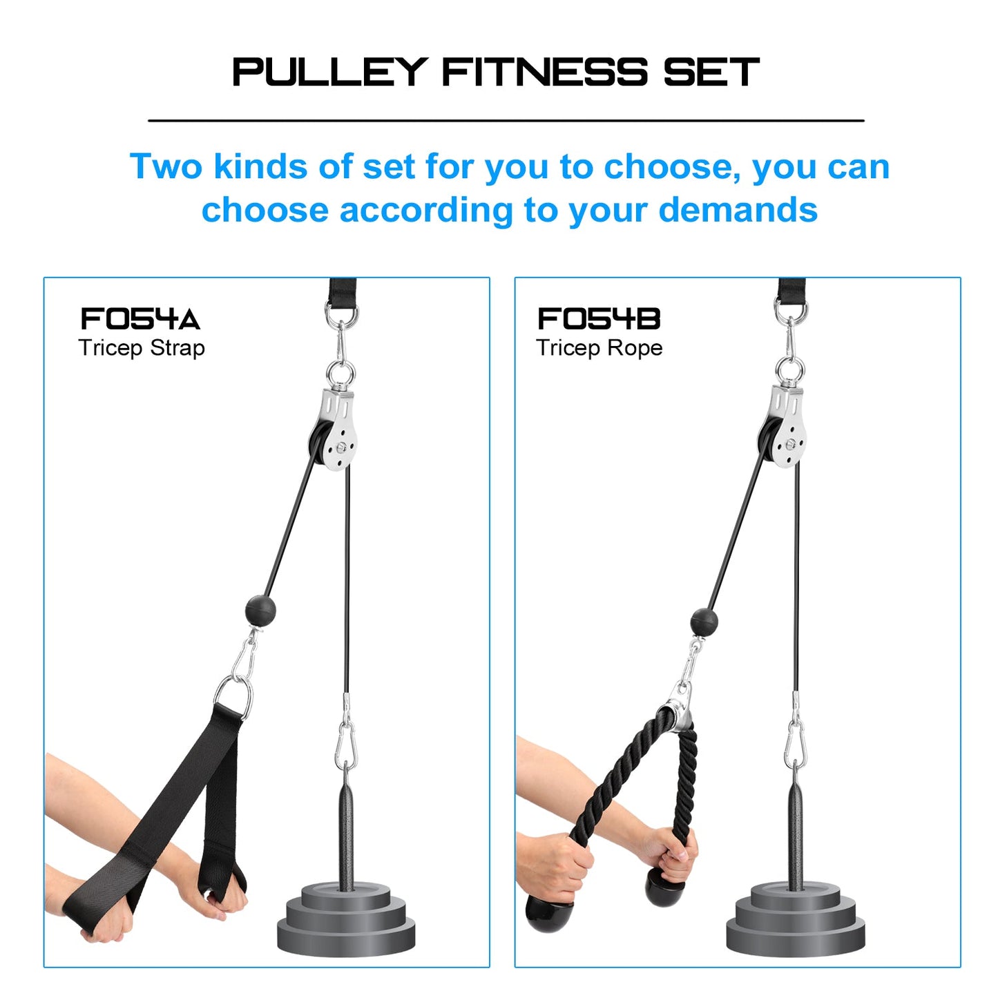DIY Pulley Cable Machine Attachment System Loading Pin Lifting-(A)