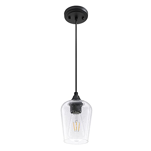 Modern Industrial Small Glass Pendant Lights