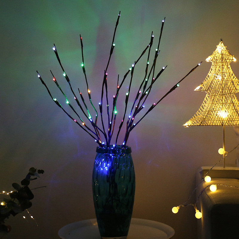 1Pc Christmas Nordic Style Artificial Tree Branches w/ LED Lights