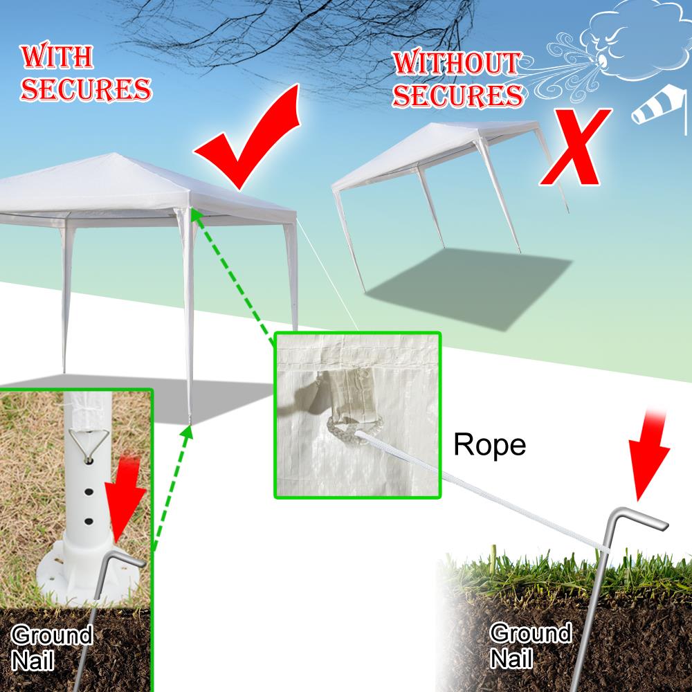 10'x10'  Canopy Tent w/4 Sides