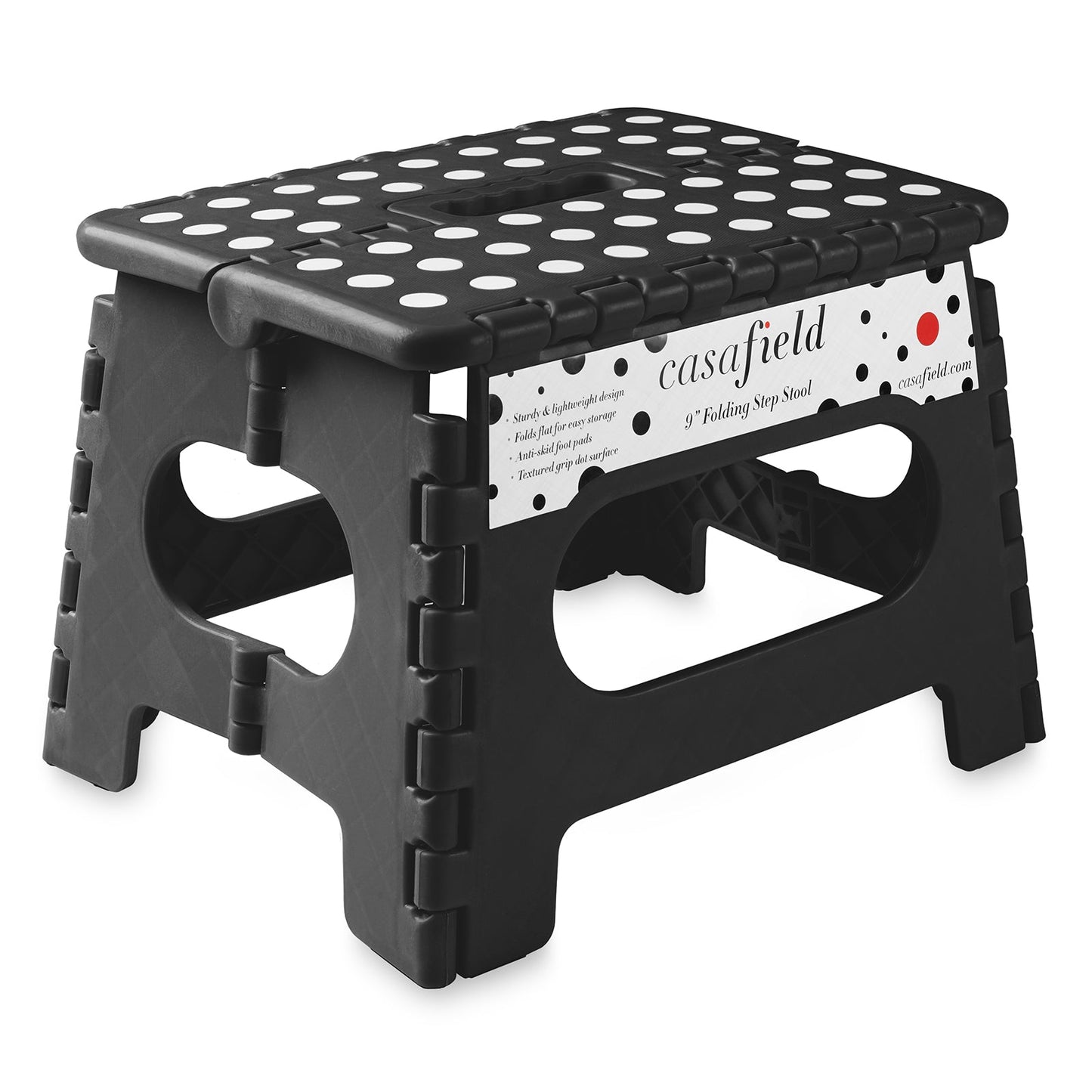 9" Folding Step Stool w/ Handle