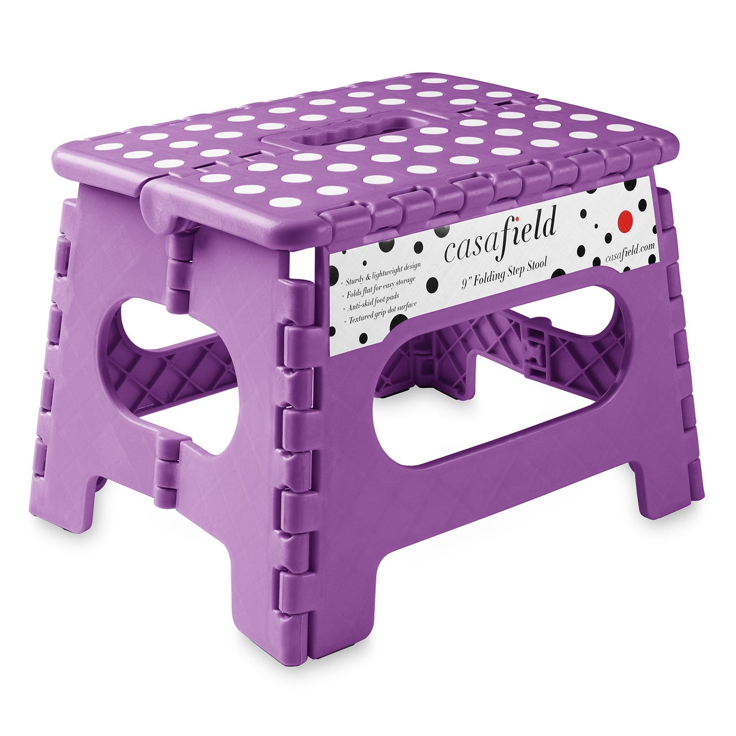 9" Folding Step Stool w/ Handle