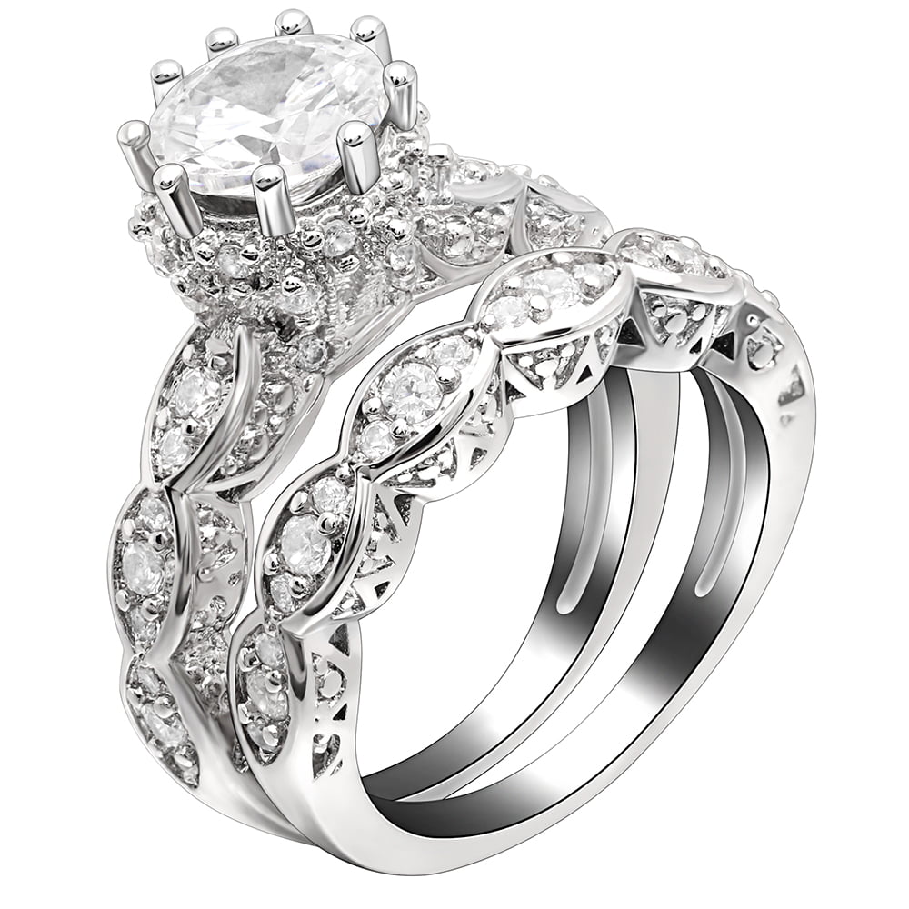 Engagement & Wedding Ring Set