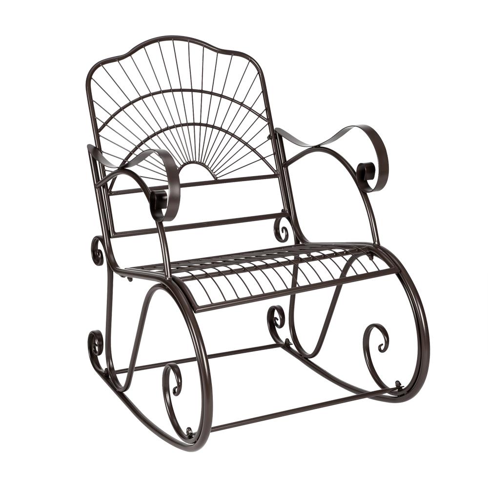 Metal Mid-Back Rocking Chair