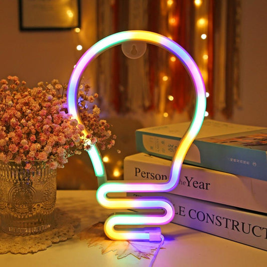 Bulb Neon Sign for Wall Decoration