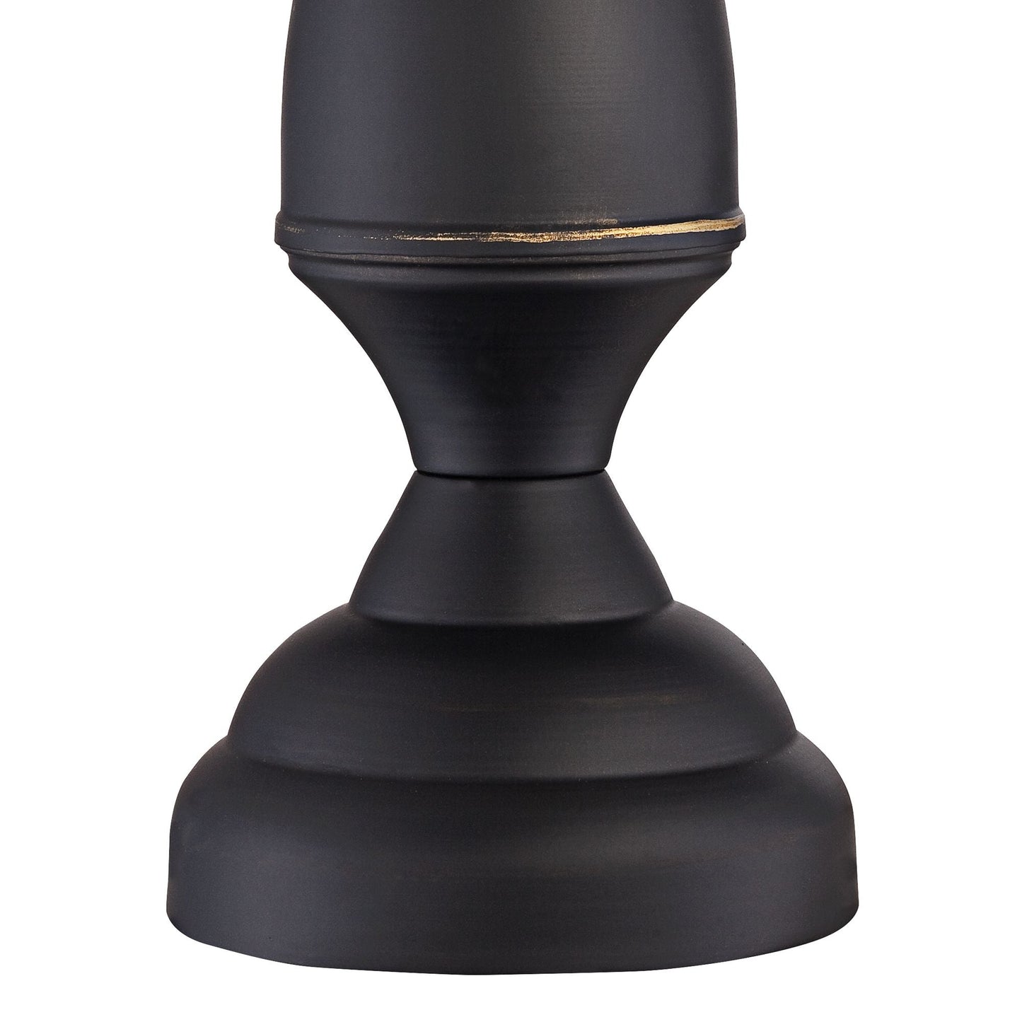 Traditional Table Lamps Set of 2 Dark Bronze Metal Beige Linen