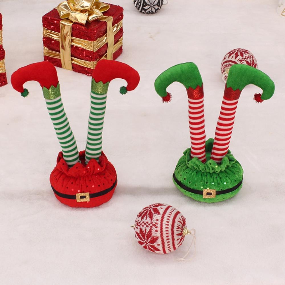 Elf Legs for Christmas Decorations,