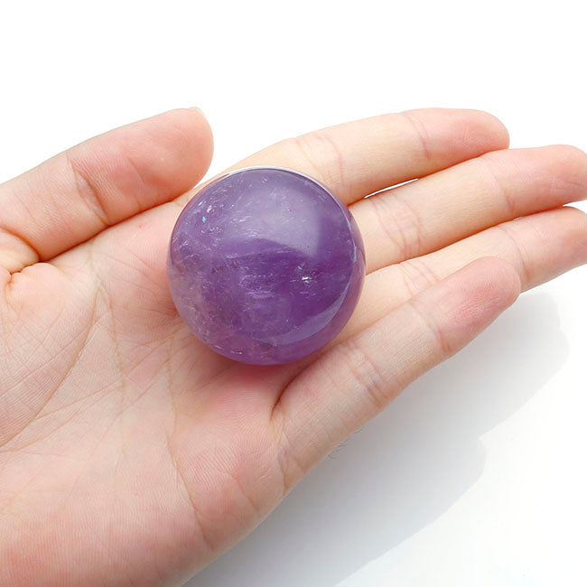 35mm Natural Healing Crystal Gemstone Ball Divination Figurine
