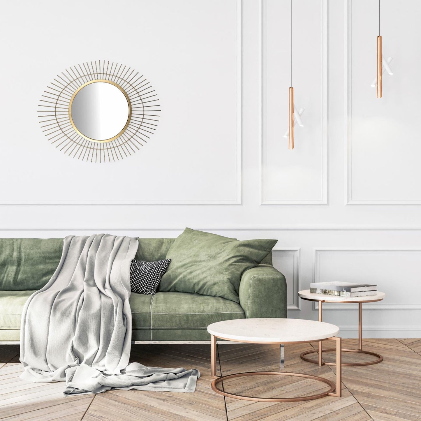 Modern Contemporary Nora Wall Mirror Decoration