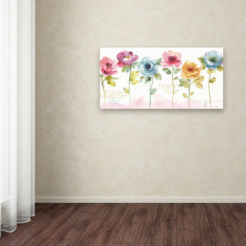 Rainbow Seeds Loose Floral V" Canvas Art Home Decoration